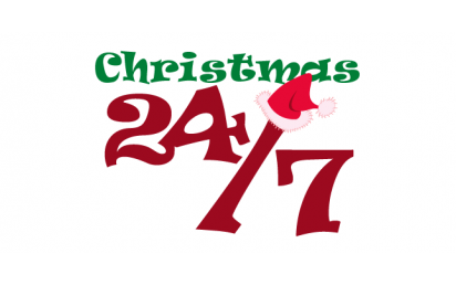 Introducing our syndicated 24/7 All-Christmas format, Christmas 24/7!